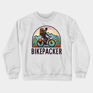 BIKEPACKER LOVES BIKEPACKING ON THEIR BIKE Crewneck Sweatshirt